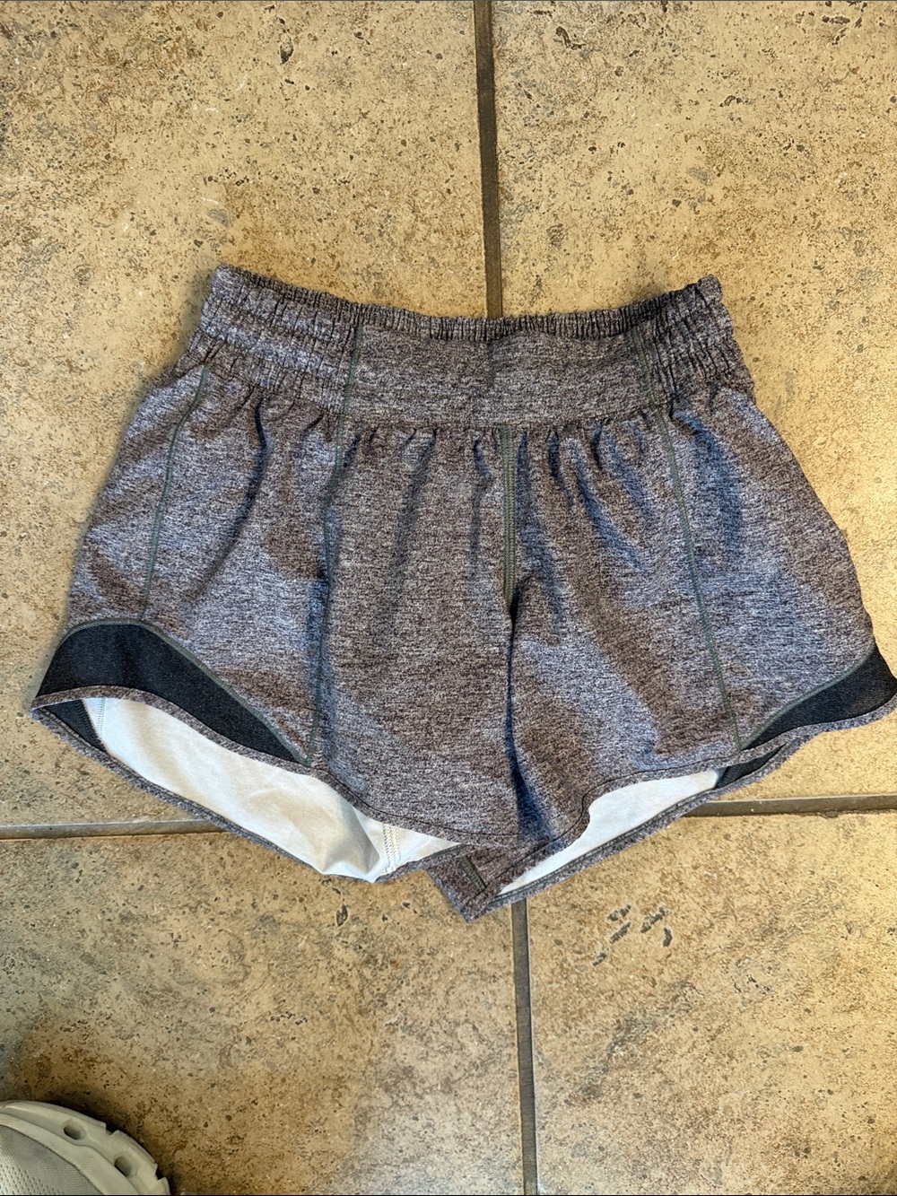 lululemon athletica Heather Gray Women’s Athletic Shorts